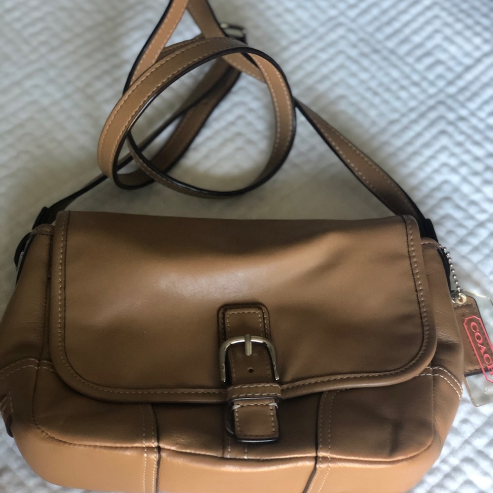 Coach leather handbag